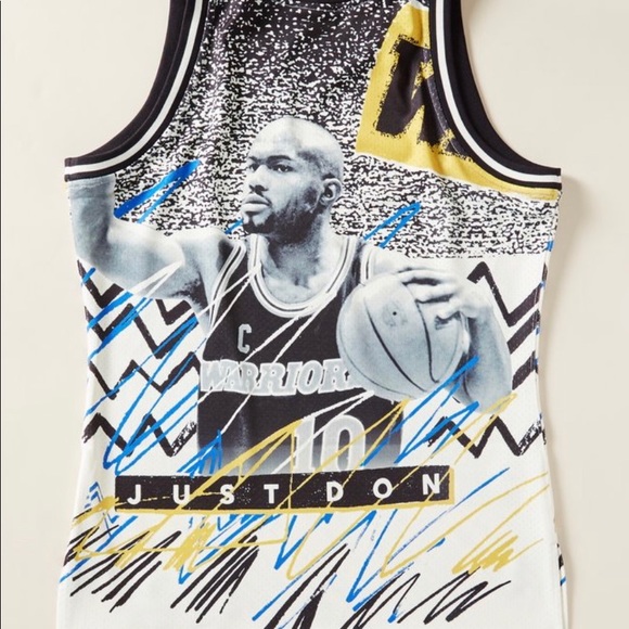 Just Don NBA Jam GS Warriors Jersey Medium NEW NWT - Picture 3 of 4